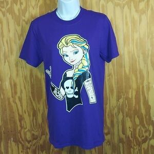 Purple Graphic Women's Blouse